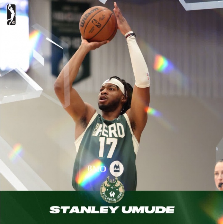 AYX GAMES-马刺与后卫乌姆德达成训练营合约 其上季效力雄鹿双向阵容